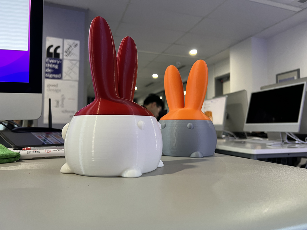 兔子存钱箱3D打印模型