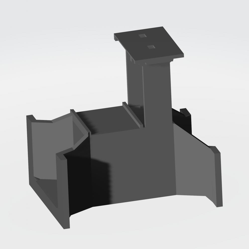 4m闸框架结构模型3D打印模型