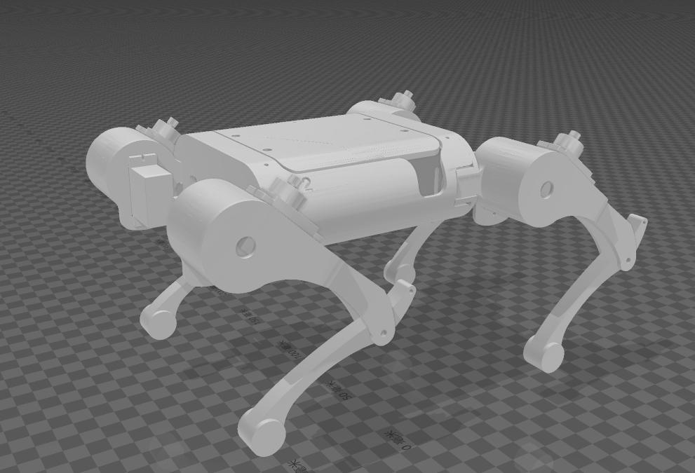 四足狗3D打印模型