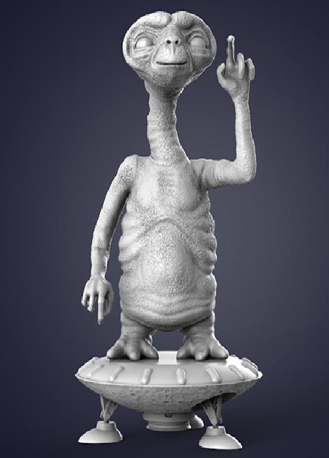 外星人 ET3D打印模型