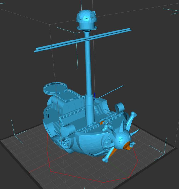 海贼王万里阳光号3D打印模型