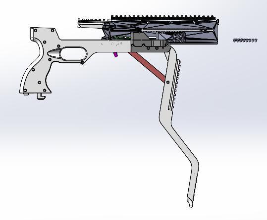 机械式连发弹弓3D打印模型