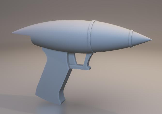星球大战激光枪3D打印模型