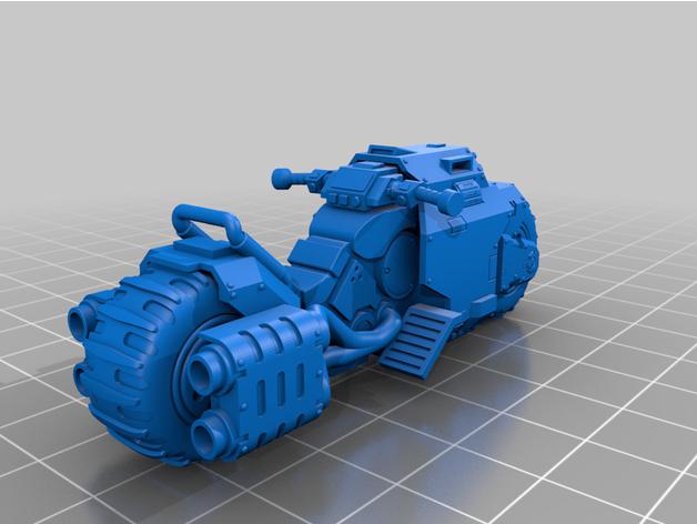 战锤40k摩托车(高模版)3D打印模型