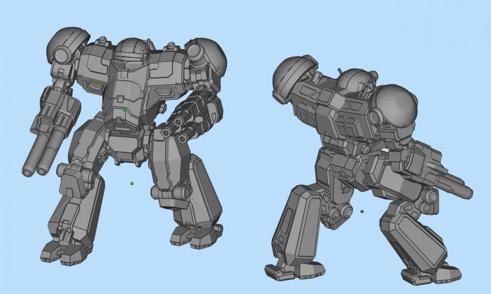 机甲战士 Nova cat 新星3D打印模型