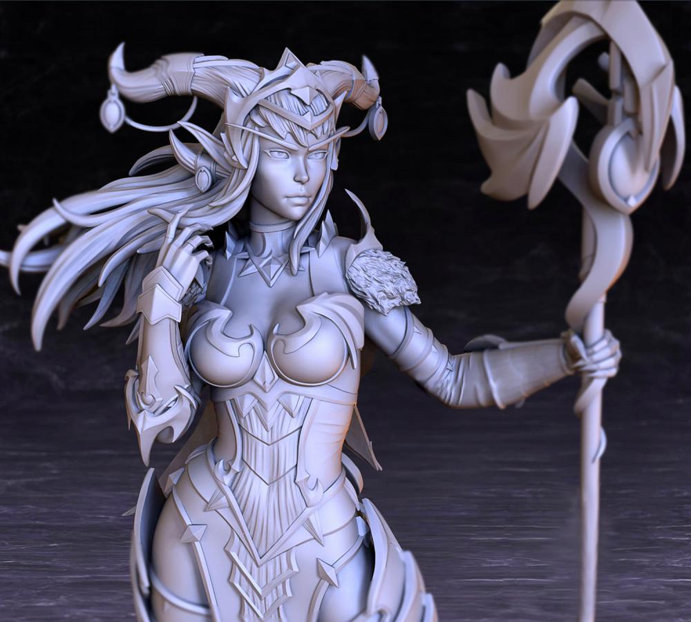 魔兽世界 红龙女王 阿莱克斯塔萨3D打印模型