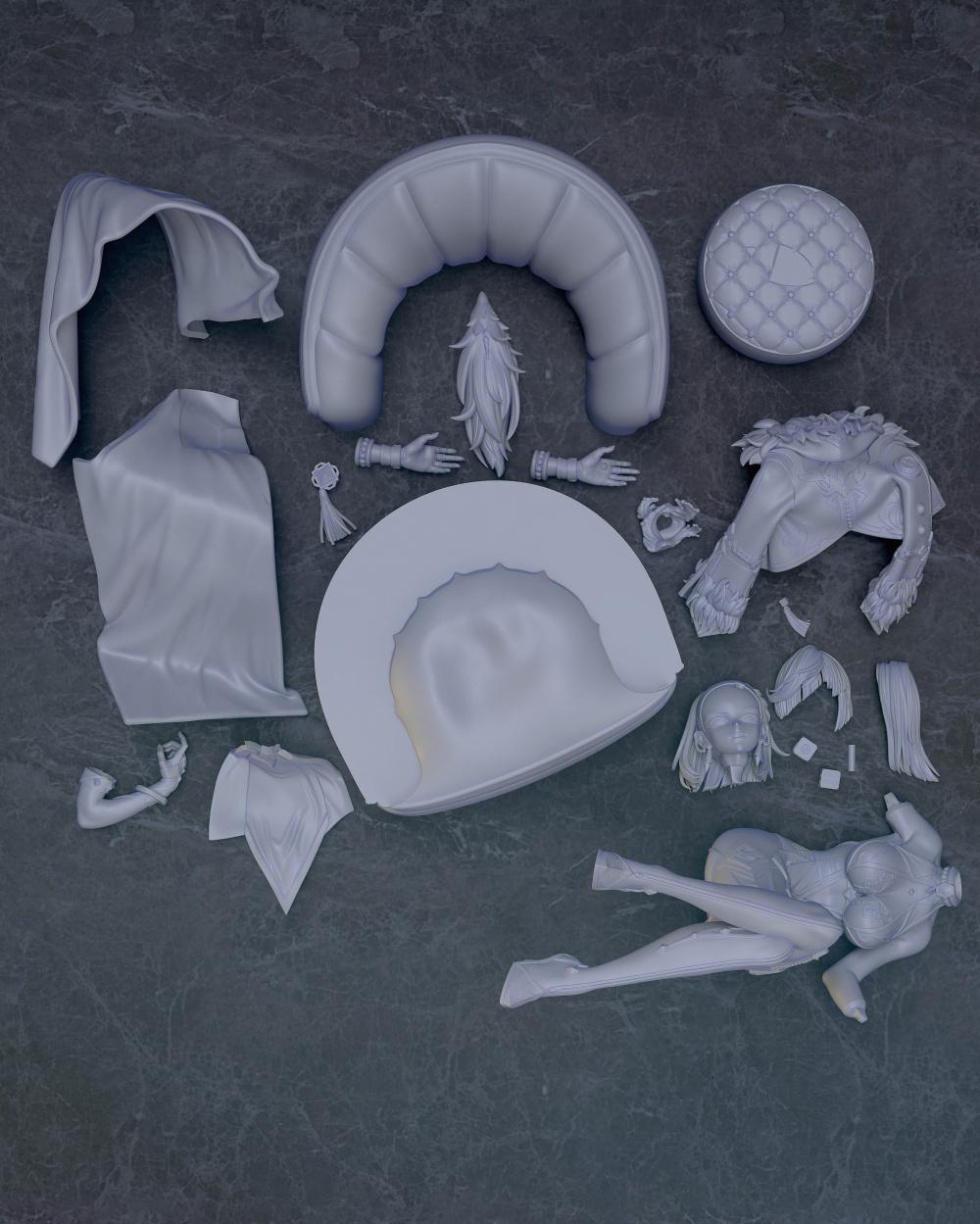 原神 夜兰3D打印模型