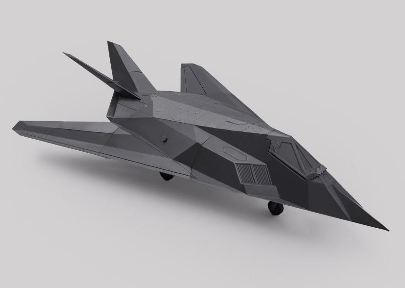 F117隐身攻击机3D打印模型