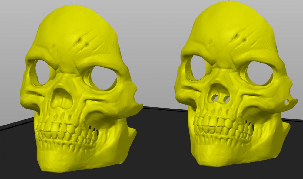 面具 骷髅3D打印模型