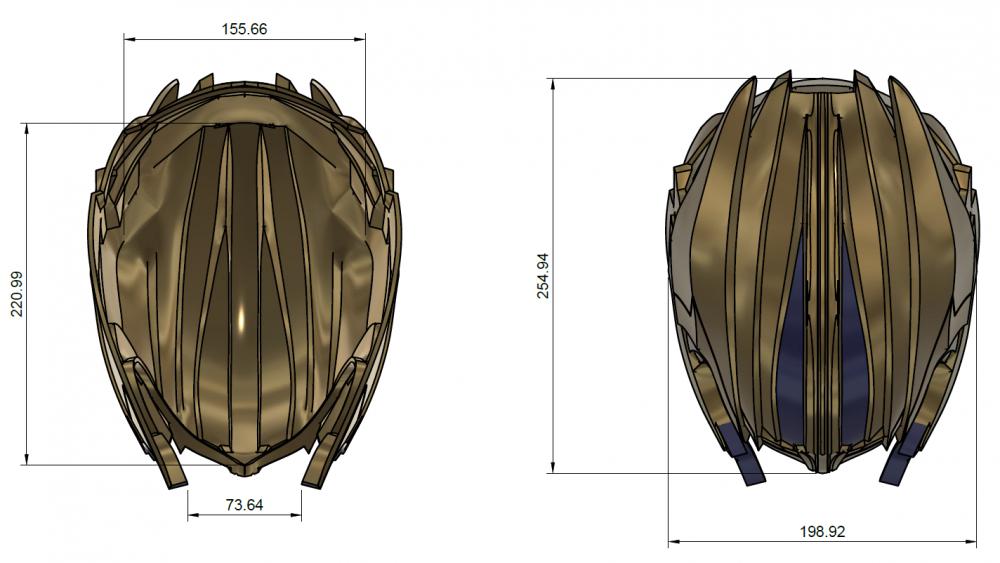 面具 灭霸 头盔3D打印模型