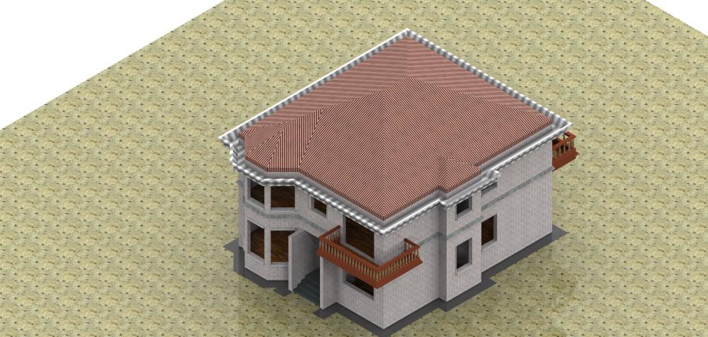 房屋(模型预览有问题，文件正常下载)3D打印模型