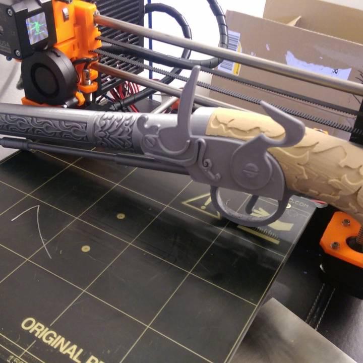 海盗手枪3D打印模型