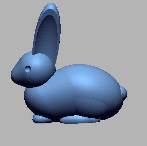兔子3D打印模型