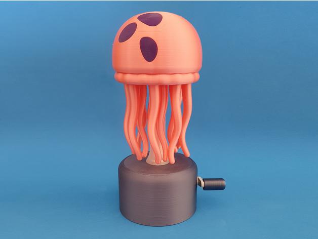 可动水母3D打印模型
