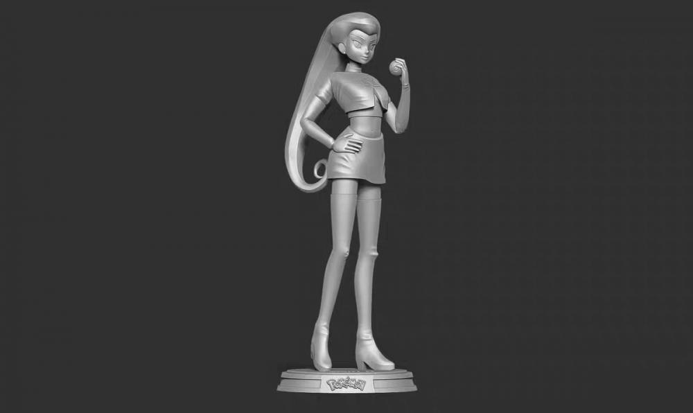 《宝可梦》武藏3D打印模型