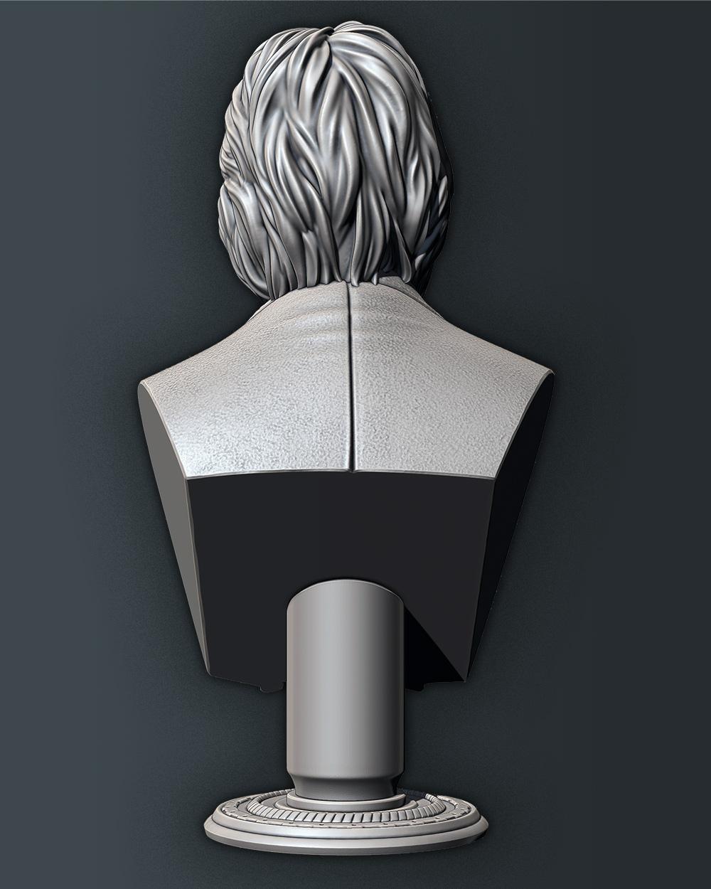 基努里维斯 胸雕3D打印模型
