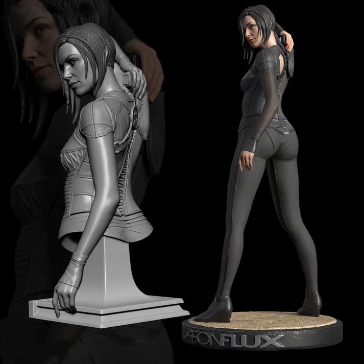 魔力女战士 3D打印模型