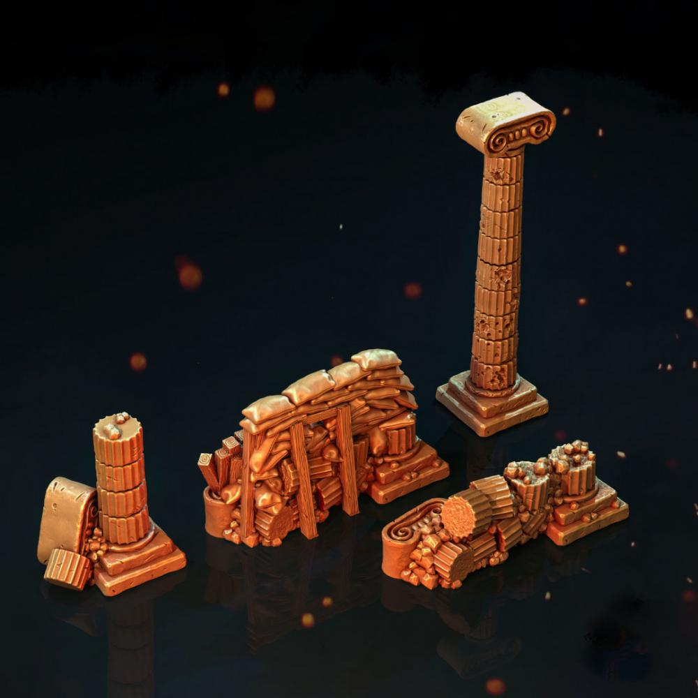 奥特拉玛废墟3D打印模型