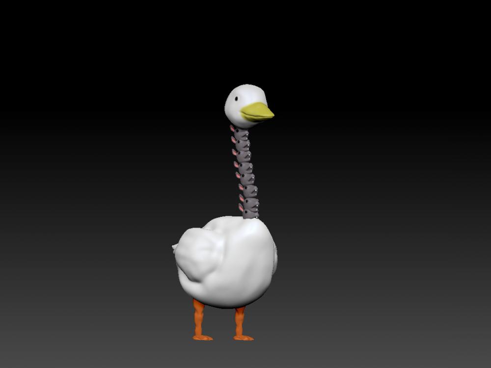 鼠鼠鸭3D打印模型