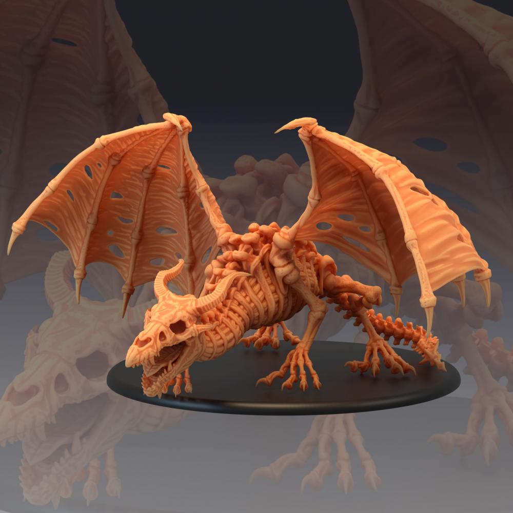 德拉科巫妖龙3D打印模型