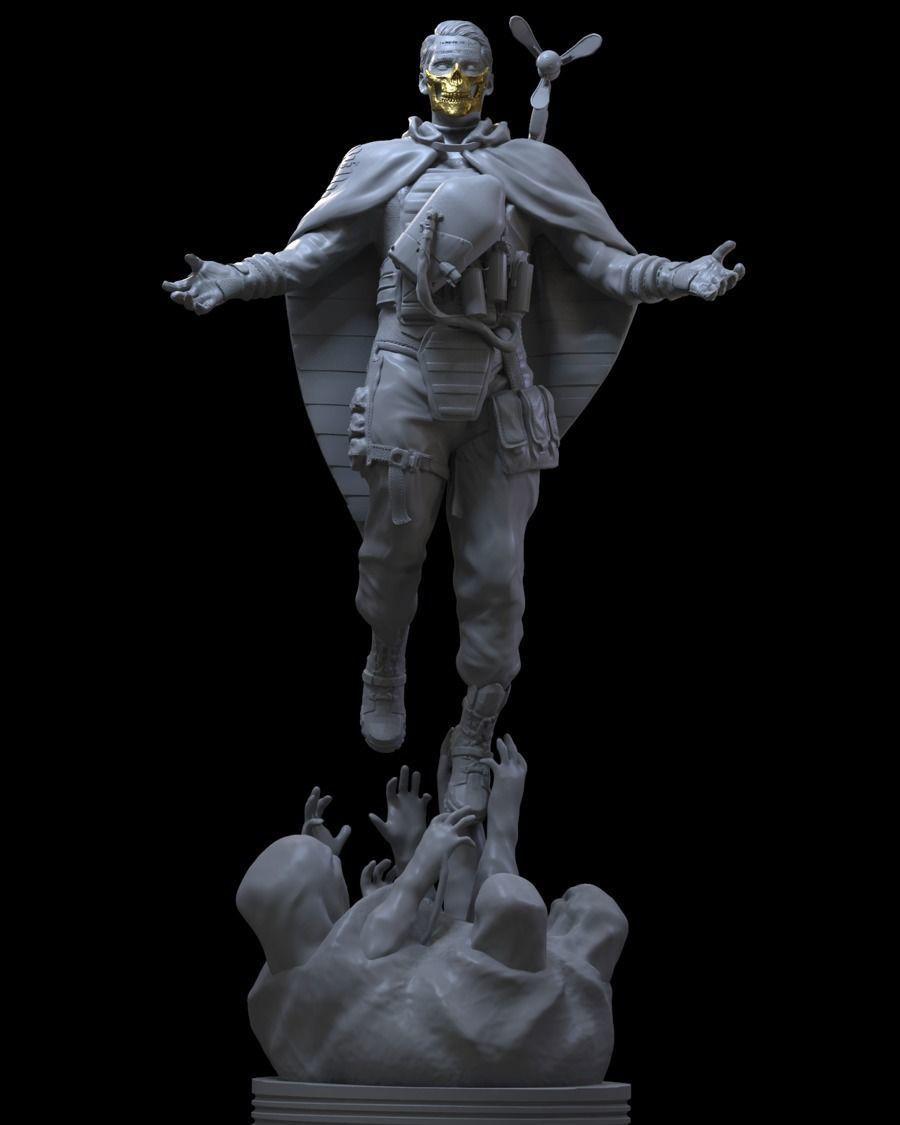 死亡搁浅 希格斯 结尾露险版3D打印模型