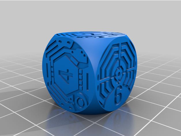 骰子3D打印模型