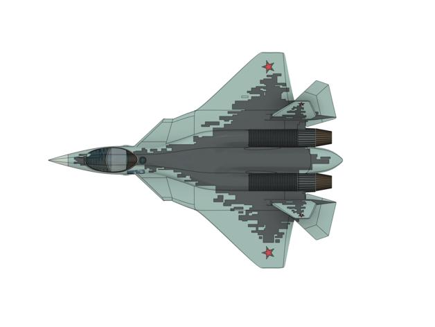 苏霍伊 Su-57战机3D打印模型
