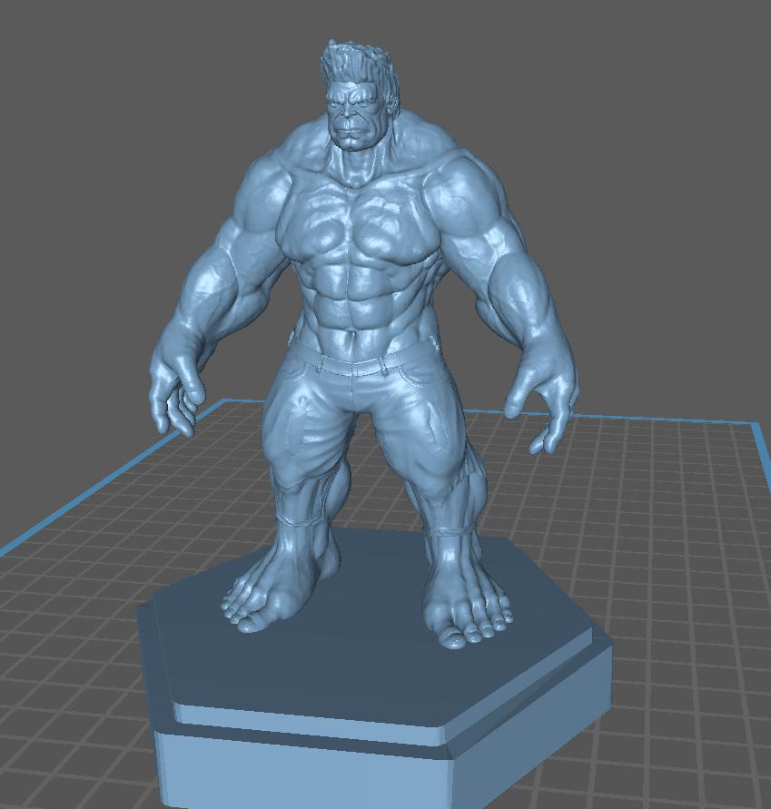 _绿巨人浩克3D打印模型