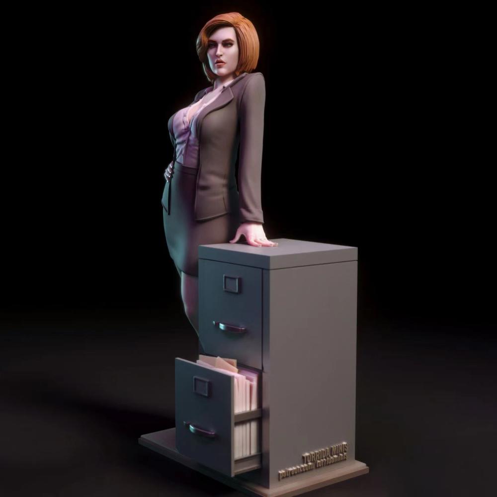 X档案 黛娜史考莉3D打印模型