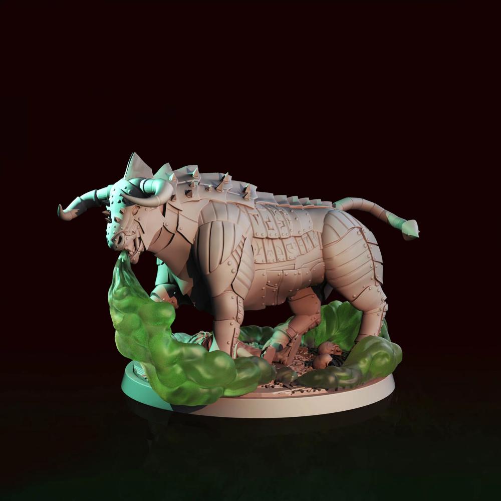 龙与地下城 诅咒的国王 牛头怪3D打印模型