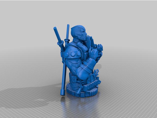 邪恶的漫威死侍3D打印模型