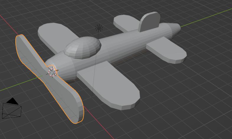 玩具飞机3D打印模型