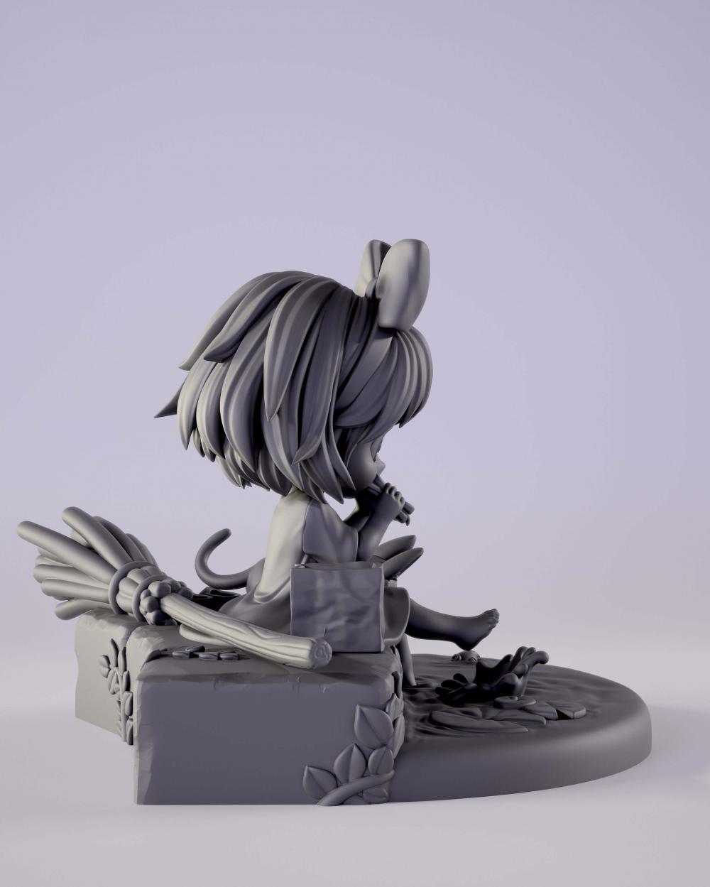 《魔女宅急便》 琪琪 Q版3D打印模型