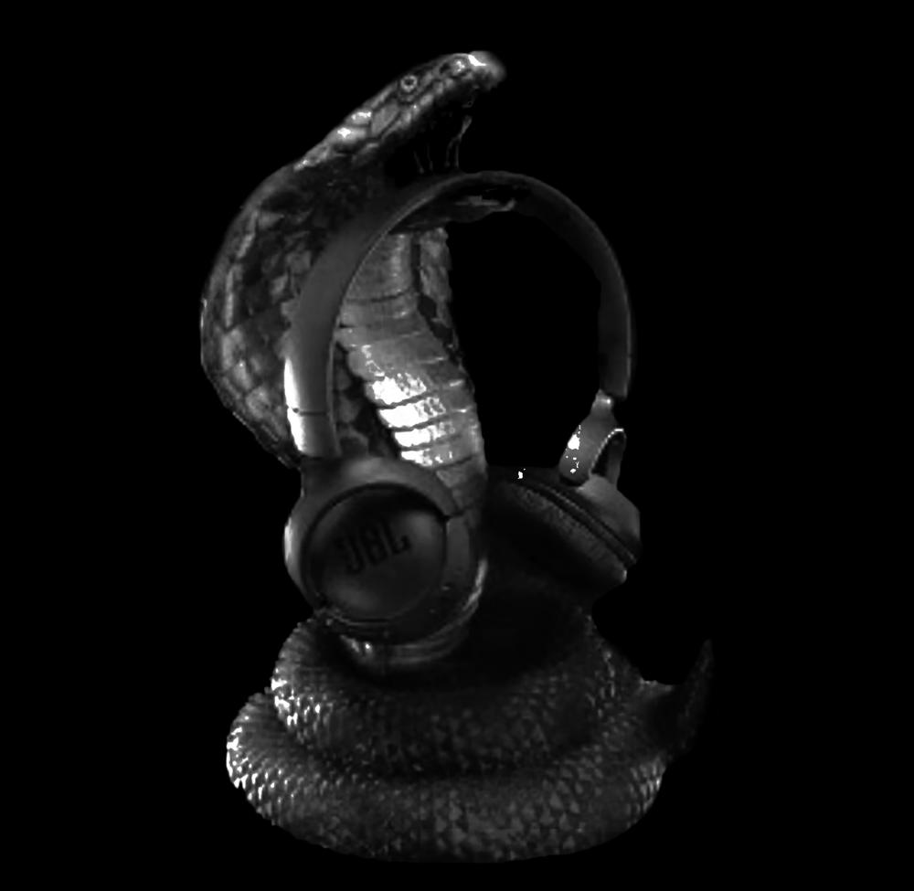 青蛇可悬挂耳机3D打印模型