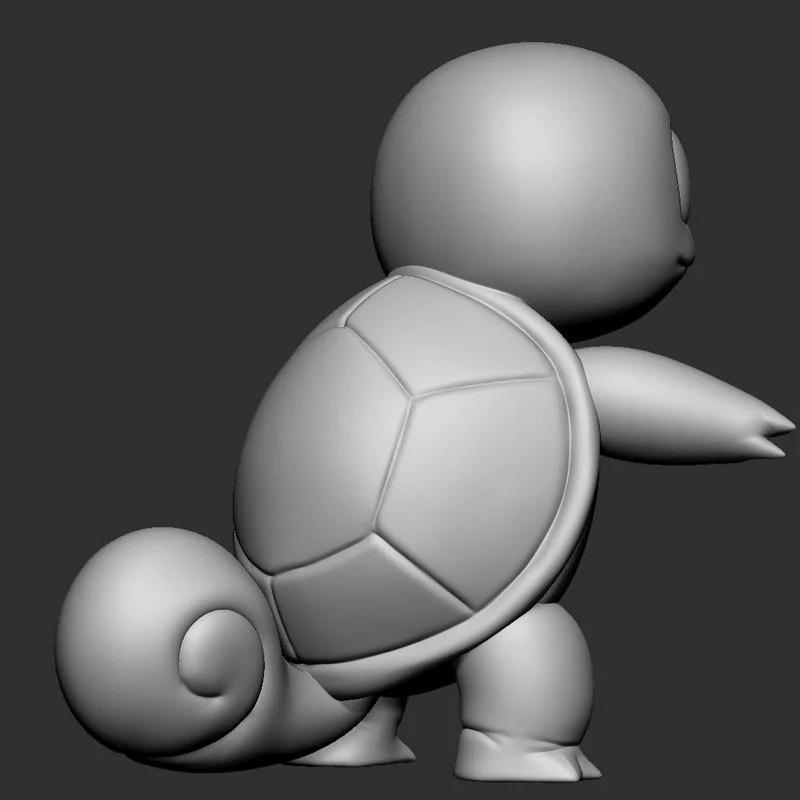 杰尼龟 宝可梦3D打印模型