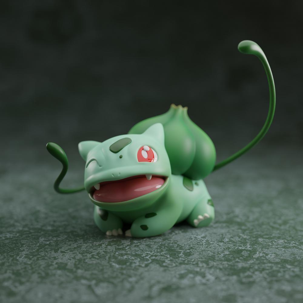 卡通 妙蛙种子3D打印模型