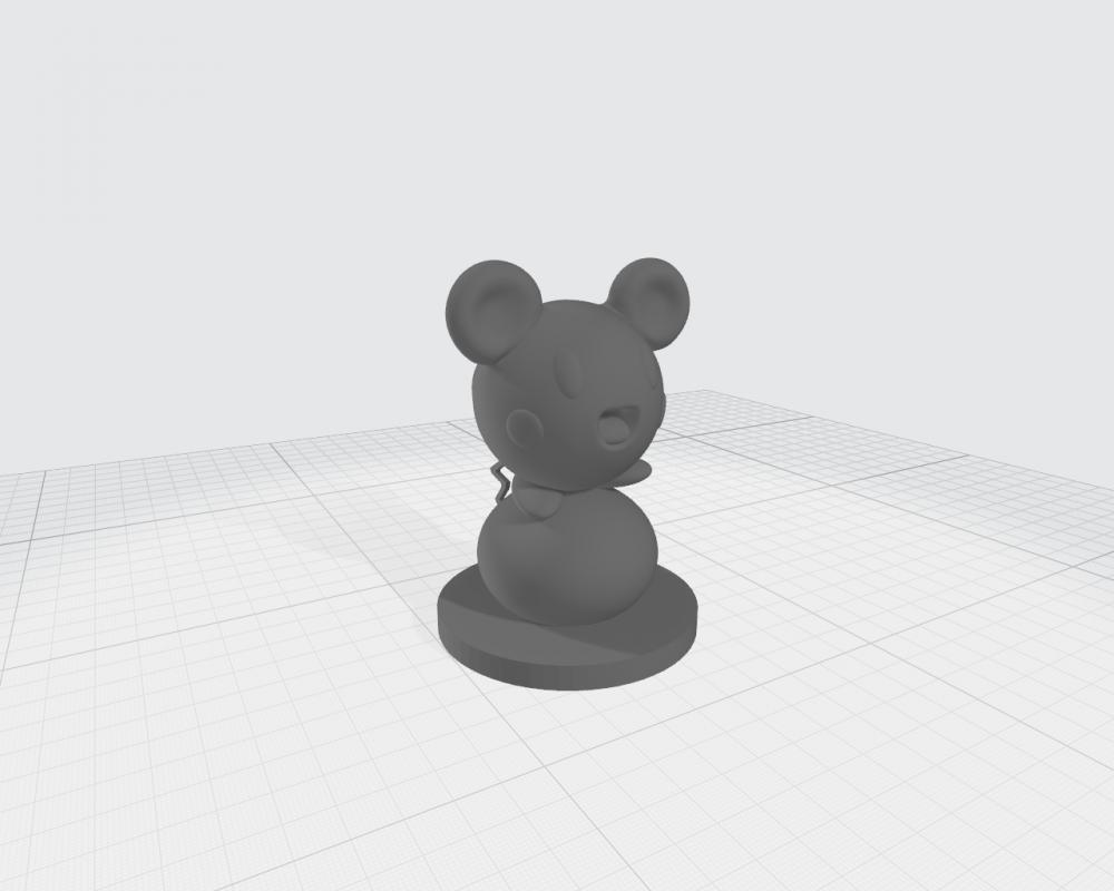 数码宝贝-Azurill露力丽3D打印模型