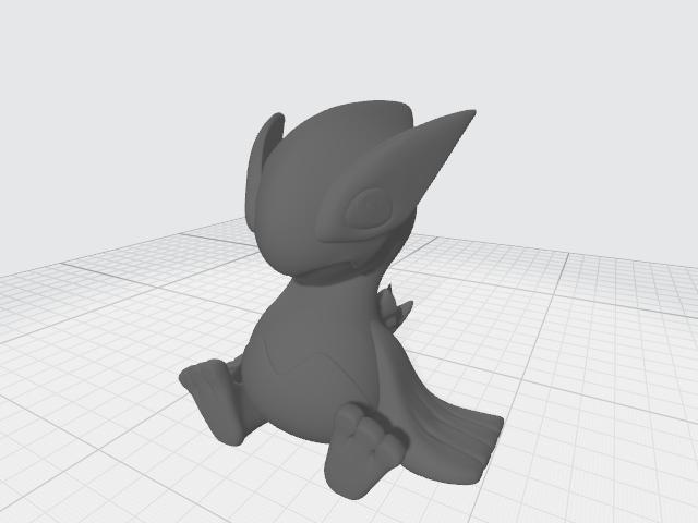 神奇宝贝   洛奇亚-幼年3D打印模型