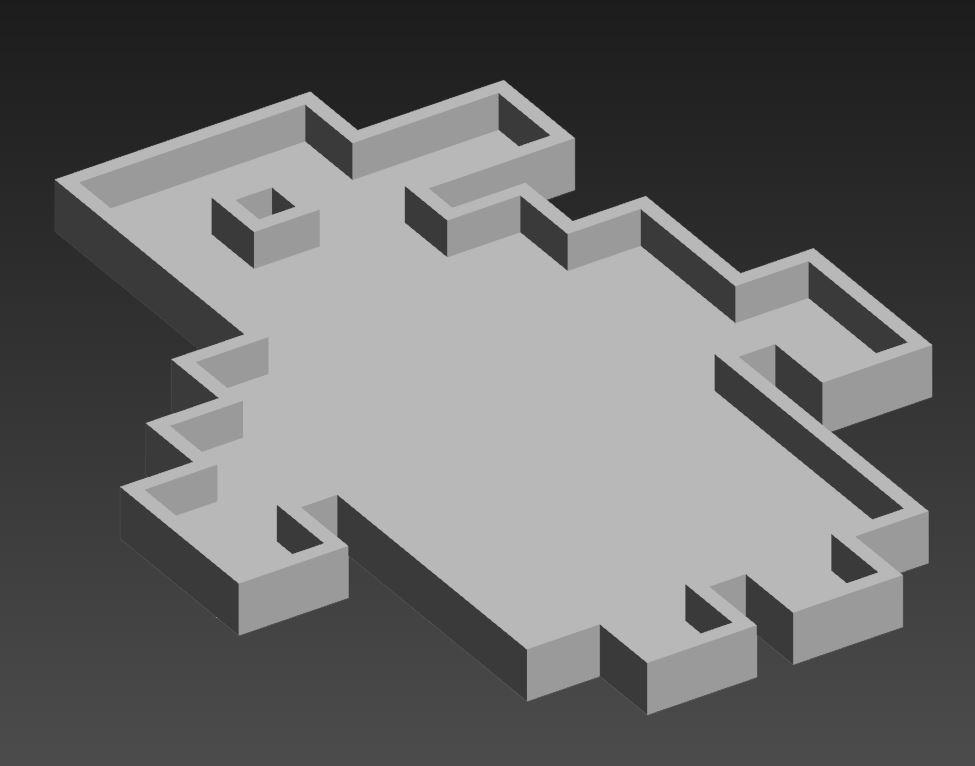 企鹅方块拼图（玩具014）3D打印模型
