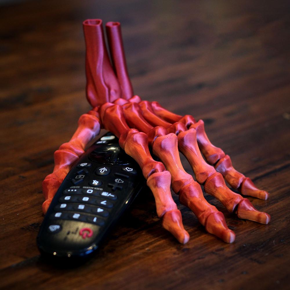 可活动的骷髅手掌3D打印模型