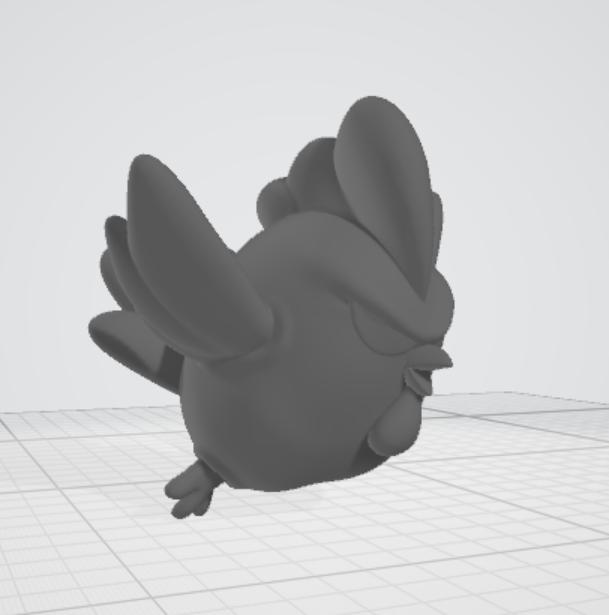 一只大公鸡3D打印模型