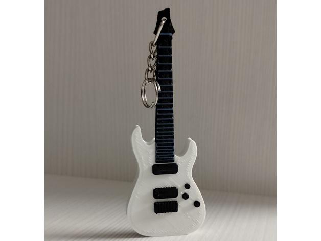 电吉他遥控钥匙3D打印模型