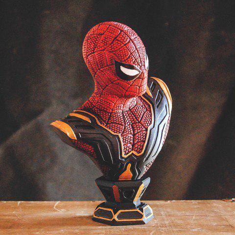 蜘蛛侠 头雕胸雕3D打印模型