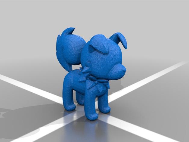 宝可梦 岩狗狗3D打印模型