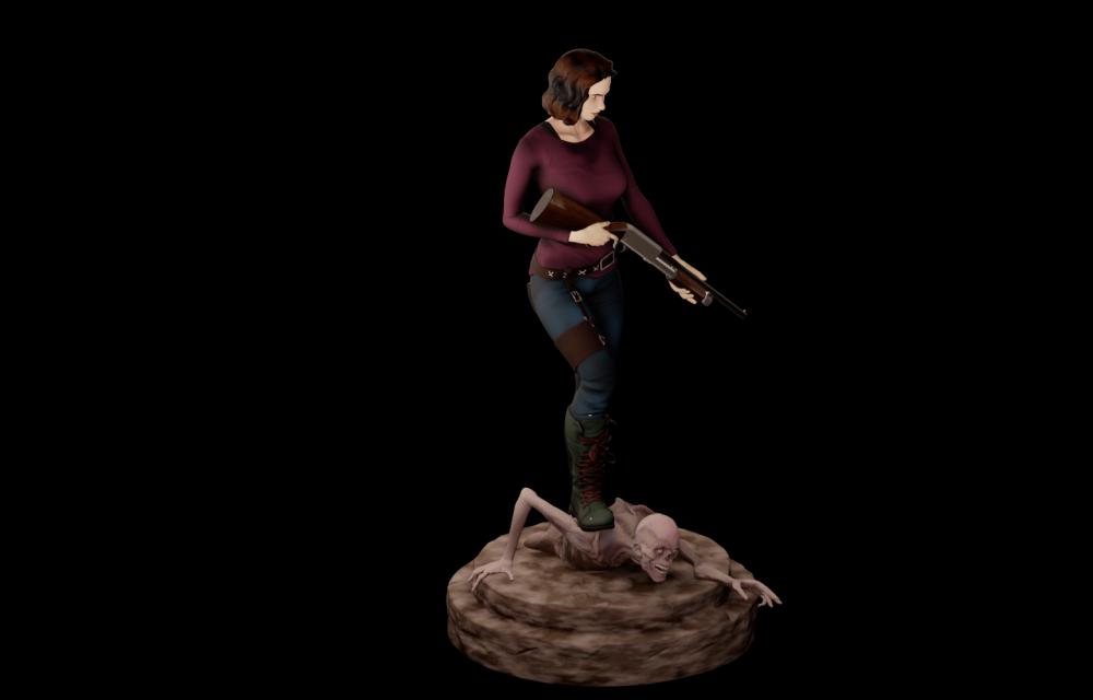 女战士 Maggie3D打印模型