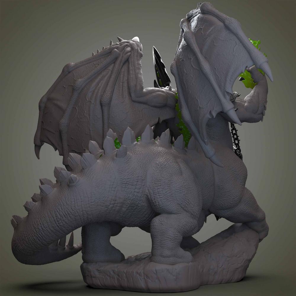 玛诺洛斯 魔兽世界3D打印模型