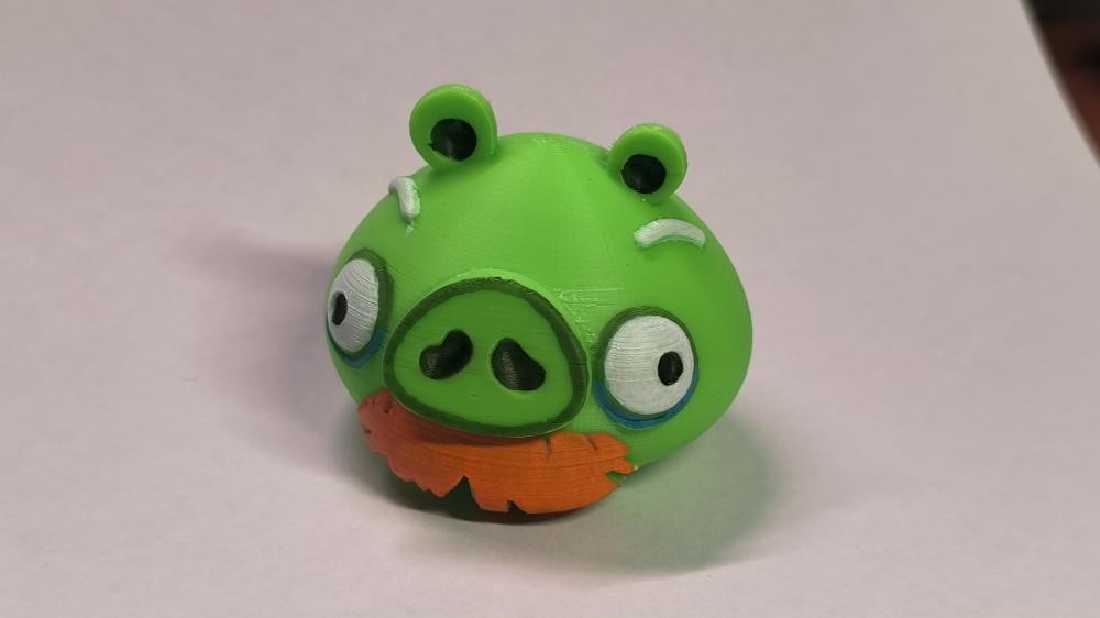 愤怒的小鸟，领班猪3D打印模型