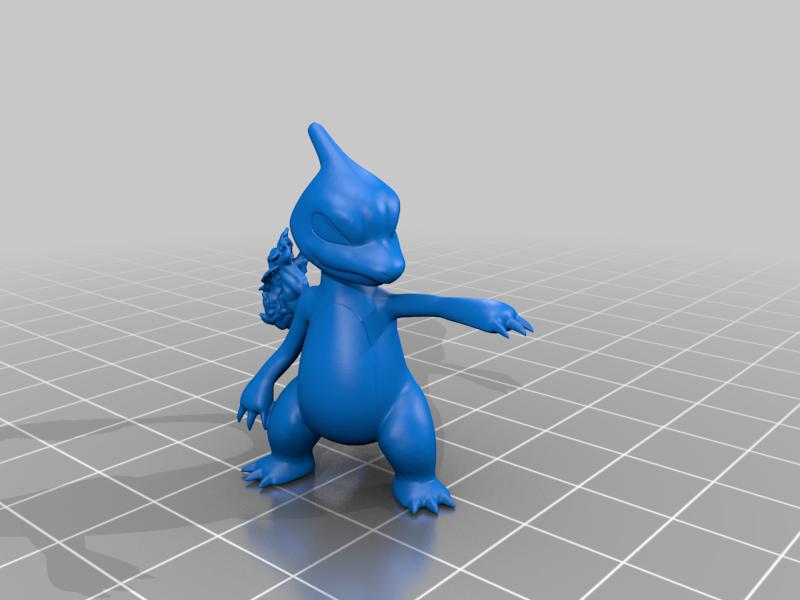 宝可梦 火恐龙3D打印模型