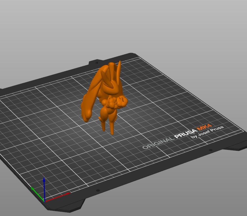 口袋妖怪 长耳兔3D打印模型
