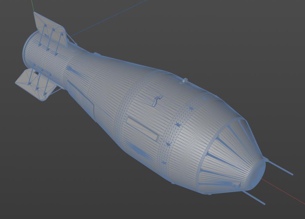 热核武器---苏联沙皇炸弹3D打印模型